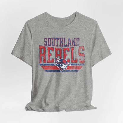 Southland Rebels Vintage Team Tee - Retro Distressed Sports T-Shirt