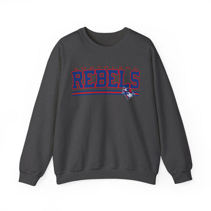 Southland Rebels Graphic Sweatshirt | Vintage Varsity Crewneck | Gildan 18000 Heavy Blend Sweatshirt