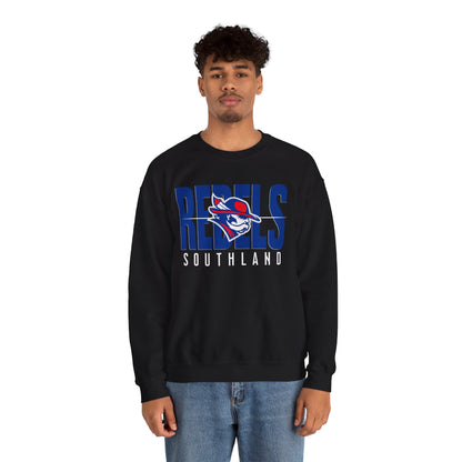 Southland Rebels Modern Mascot Gildan Heavyweight Crewneck