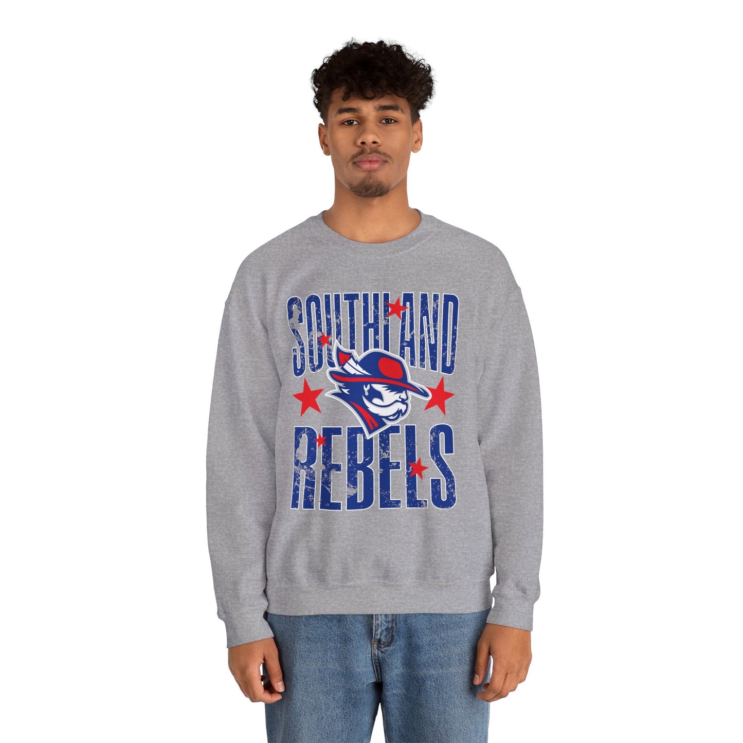 Southland Rebels with Stars Gildan Softstyle Crewneck Sweatshirt
