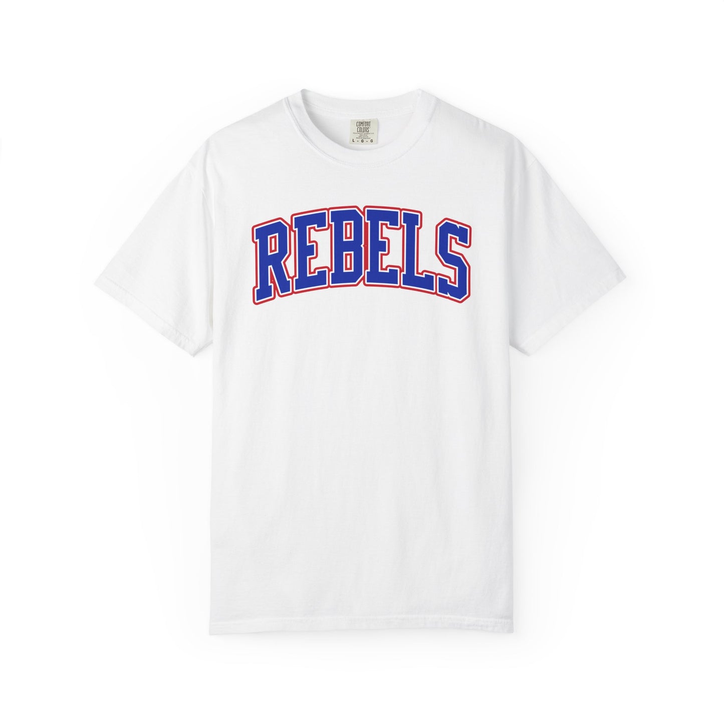 Arched Tri-Color Rebels - Comfort Color Tee