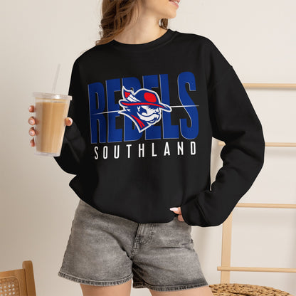 Southland Rebels Modern Mascot Gildan Heavyweight Crewneck