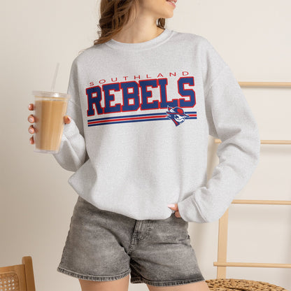 Southland Rebels Graphic Sweatshirt | Vintage Varsity Crewneck | Gildan 18000 Heavy Blend Sweatshirt