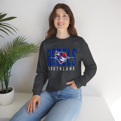 Southland Rebels Modern Mascot Gildan Heavyweight Crewneck