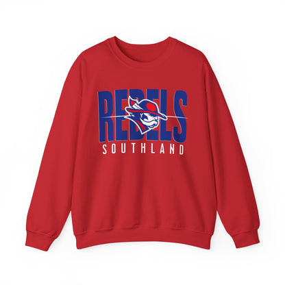 Southland Rebels Modern Mascot Gildan Heavyweight Crewneck