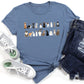 Cat Lovers Super Soft Tees, Pet Animal Shirts, Illustration, Breeds