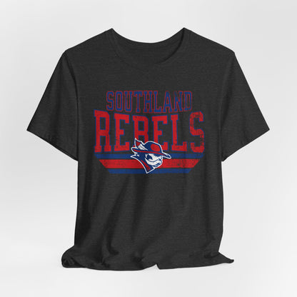 Southland Rebels Vintage Team Tee - Retro Distressed Sports T-Shirt