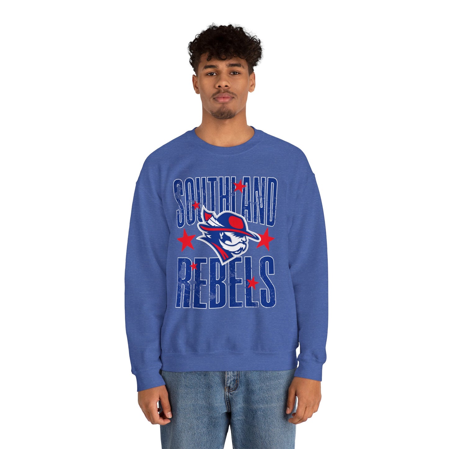 Southland Rebels with Stars Gildan Softstyle Crewneck Sweatshirt