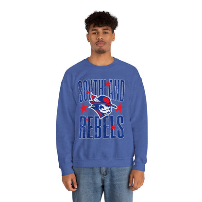 Southland Rebels with Stars Gildan Softstyle Crewneck Sweatshirt
