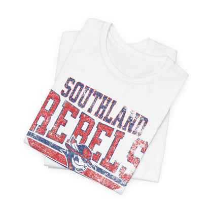 Southland Rebels Vintage Team Tee - Retro Distressed Sports T-Shirt