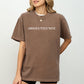 Absolutely Not, Funny, Sassy, Minimal, Aesthetic, Meme Shirt Comfort Colors T-Shirt