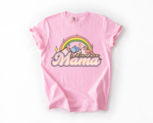 Adventure Mama, Camping, Outdoor, Nature, Travel, Comfort Colors T-Shirt