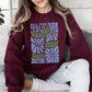 All You Need Is Love, Retro Flowers Sweatshirt