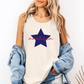 America Star, Fourth of July, America, Patriotic, USA Comfort Colors Tank Top