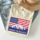 America The Beautiful, Flag, Mountains, Patriotic Tshirt Comfort Colors T-Shirt