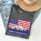 America The Beautiful, Flag, Mountains, Patriotic Tshirt Comfort Colors T-Shirt