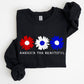 America The Beautiful, Red White Blue, Patriotic Sweatshirt