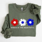 America The Beautiful, Red White Blue, Patriotic Sweatshirt