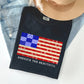 America The Beautiful, Quilt, Flag, 4th of July Tshirt Comfort Colors T-Shirt