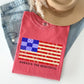 America The Beautiful, Quilt, Flag, 4th of July Tshirt Comfort Colors T-Shirt