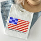 America The Beautiful, Quilt, Flag, 4th of July Tshirt Comfort Colors T-Shirt