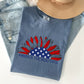 America The Beautiful, Sunflower Flag, Red White Blue Tshirt Comfort Colors T-Shirt