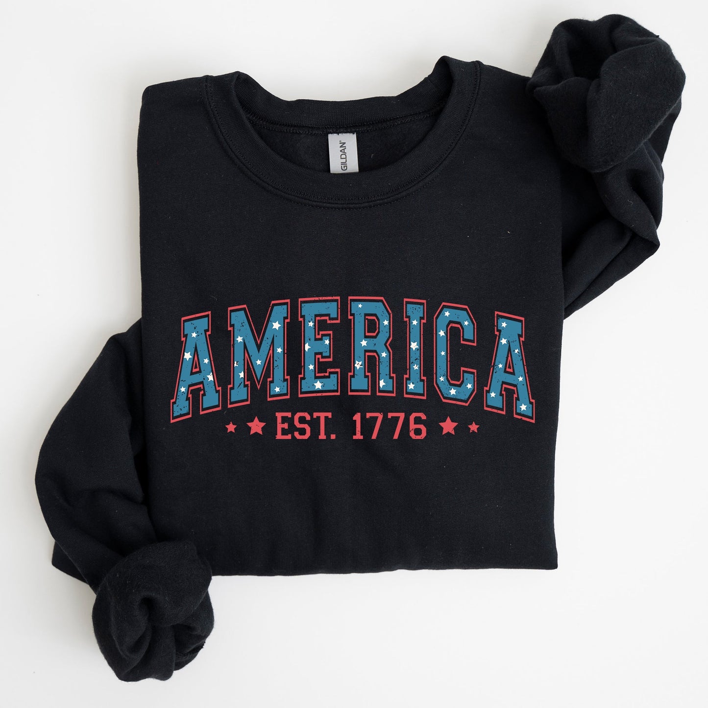 America, 1776, Patriotic, 4th of July Sweatshirt