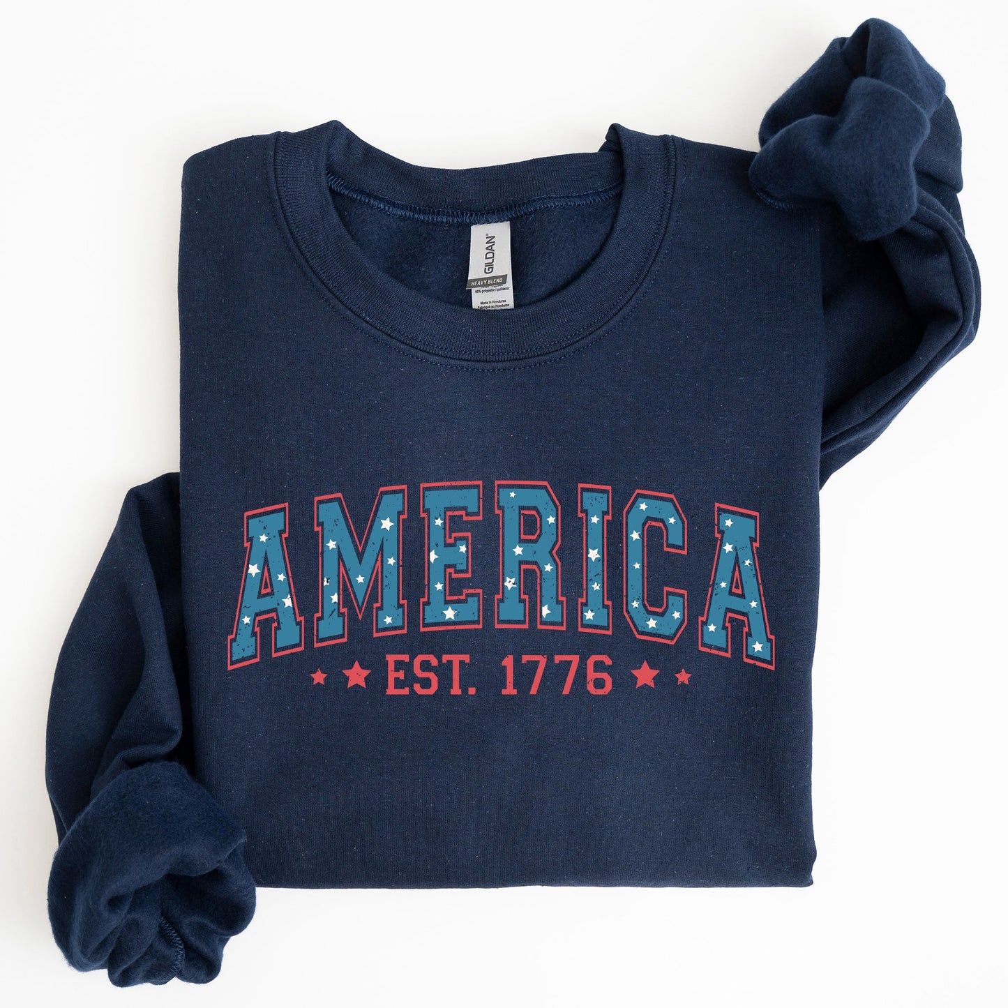 America, 1776, Patriotic, 4th of July Sweatshirt