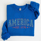 America, 1776, Patriotic, 4th of July Sweatshirt