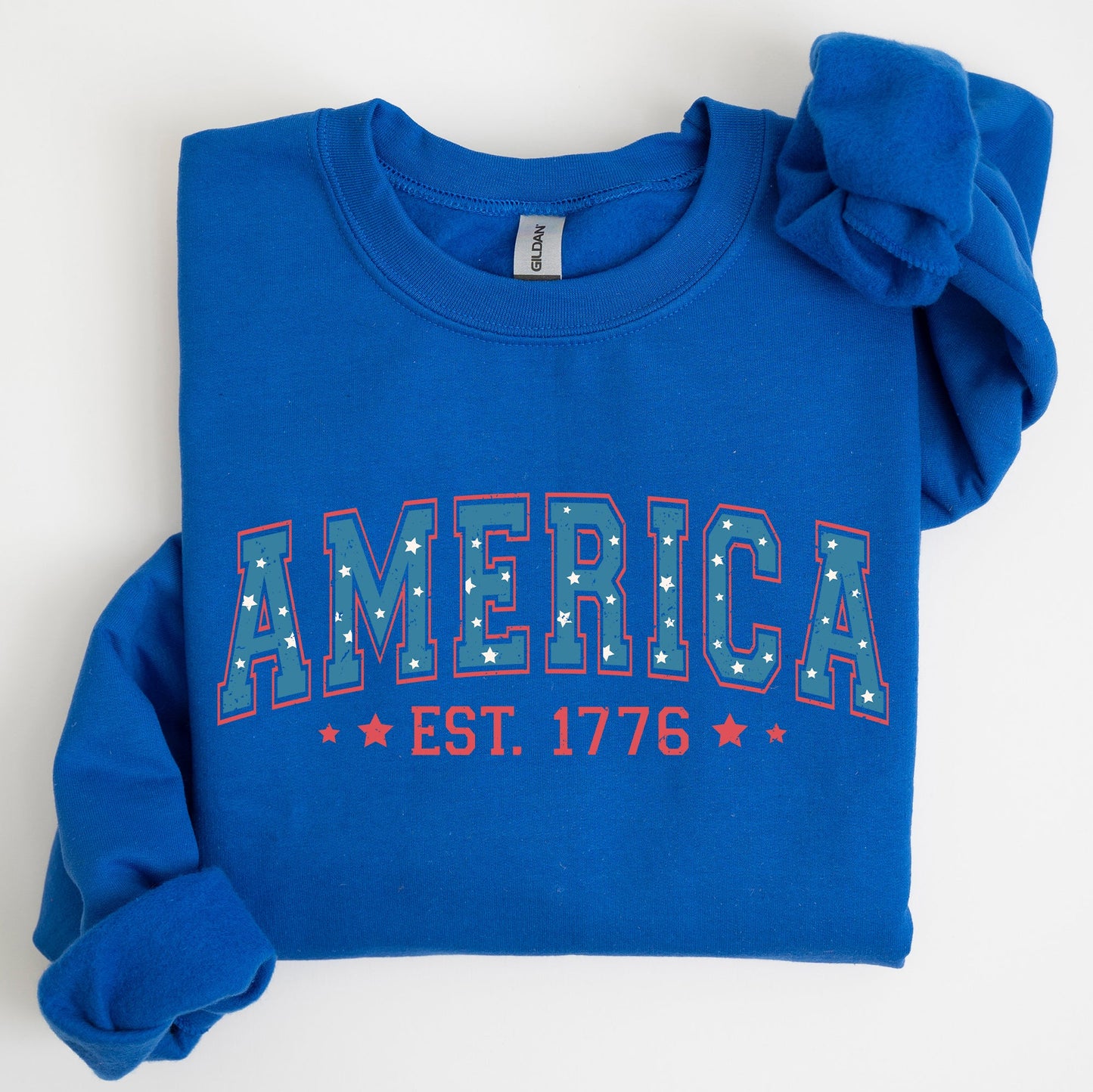 America, 1776, Patriotic, 4th of July Sweatshirt