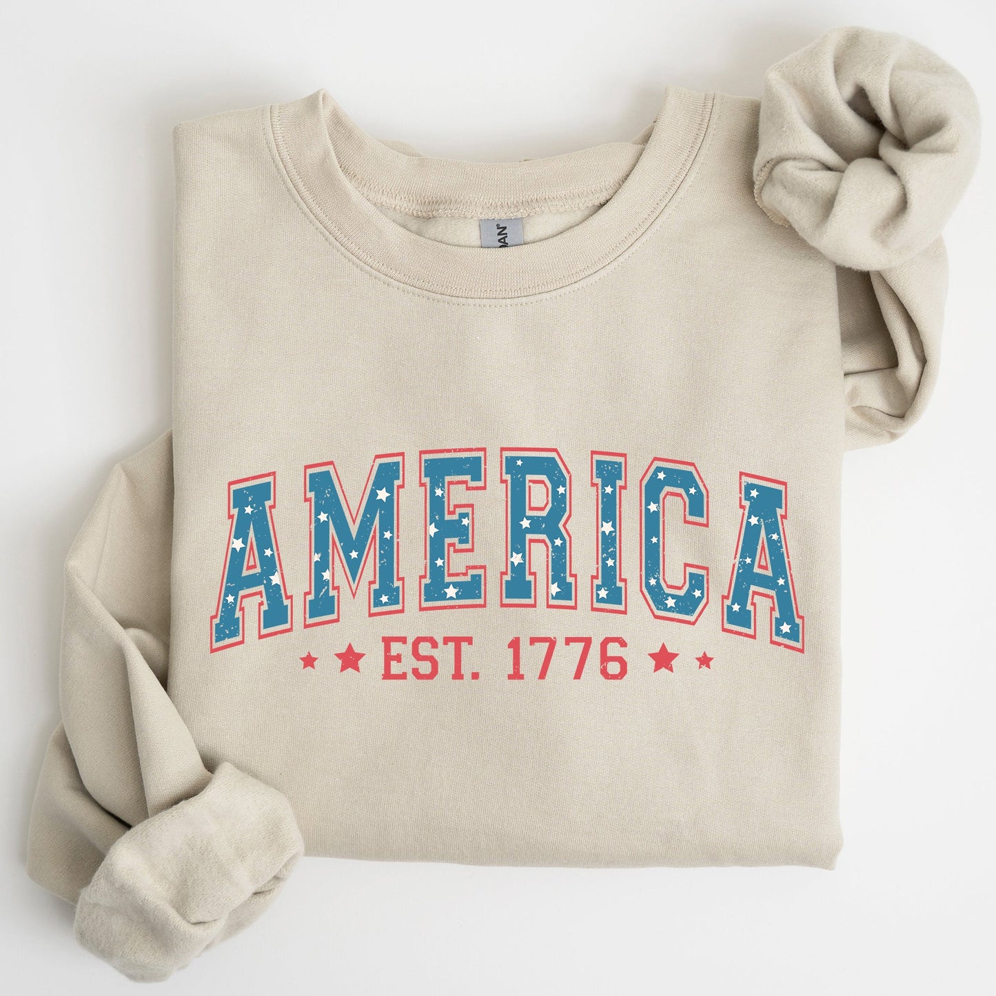 America, 1776, Patriotic, 4th of July Sweatshirt