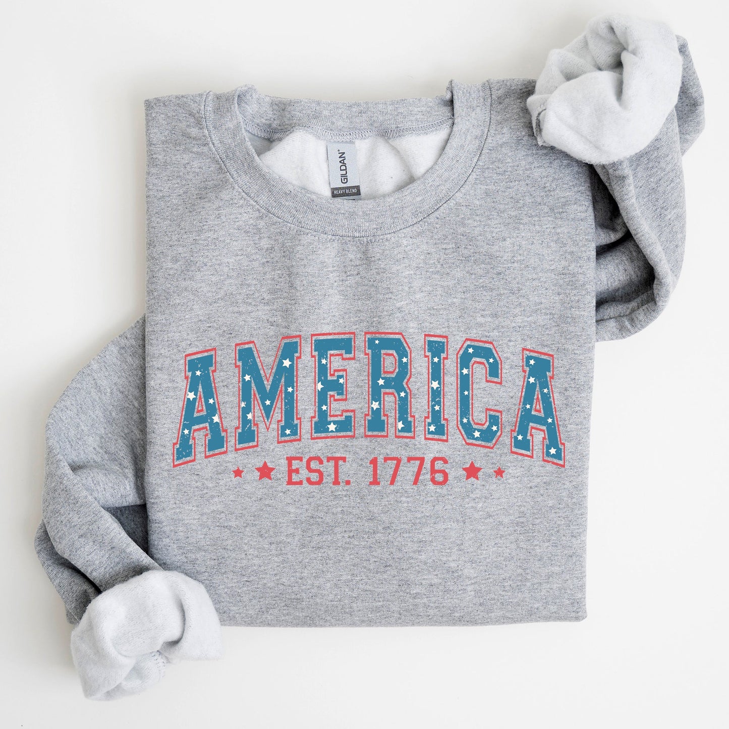 America, 1776, Patriotic, 4th of July Sweatshirt