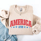 America, 1776, Varsity, Patriotic, USA, 4th of July Sweatshirt