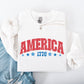 America, 1776, Varsity, Patriotic, USA, 4th of July Sweatshirt