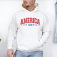 America, 1776, Varsity, Patriotic, USA, 4th of July Hoodie, Hooded Sweatshirt
