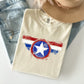 America, Super Hero, Flag, Patriotic, 4th of July Tshirt Comfort Colors T-Shirt