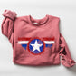 America, Super Hero, Flag, Patriotic, 4th of July Sweatshirt