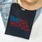 American Flag Illustration, Patriotic, 4th of July Tshirt Comfort Colors T-Shirt