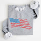 American Flag Illustration Patriotic 4th of July Sweatshirt