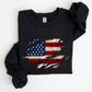 American Flag, Patriotic, 4th of July Sweatshirt