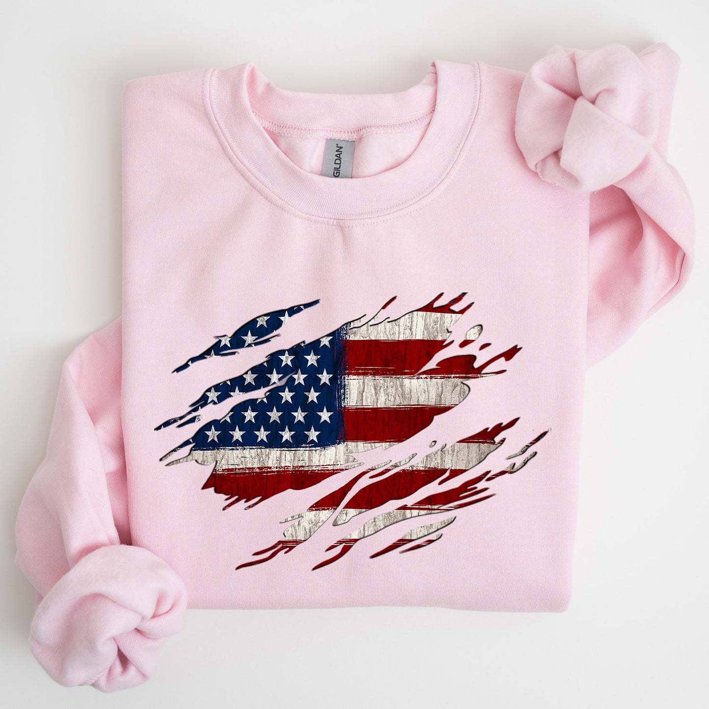 American Flag, Patriotic, 4th of July Sweatshirt
