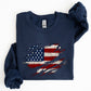 American Flag, Patriotic, 4th of July Sweatshirt