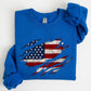 American Flag, Patriotic, 4th of July Sweatshirt