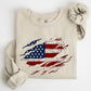 American Flag, Patriotic, 4th of July Sweatshirt