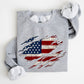American Flag, Patriotic, 4th of July Sweatshirt