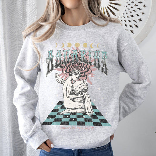 Aquarius Zodiac, Astrology, Horoscope Sweatshirt