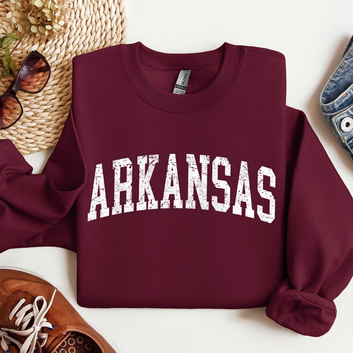 Arkansas, Football, Sports, Game Day, Big Game, Touchdown, Tailgate Party, University, College, State Sweatshirt