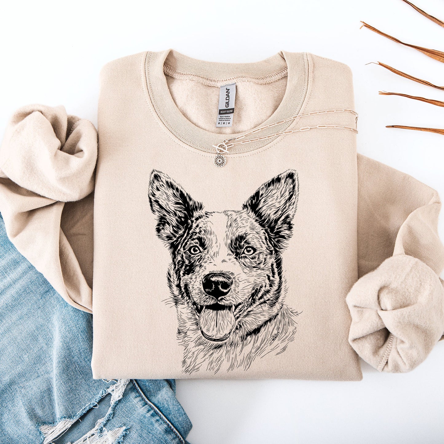 Australian Cattle, Blue Heeler , Dog Lover Apparel, Pet, Dog Breed, Cute Sweatshirt
