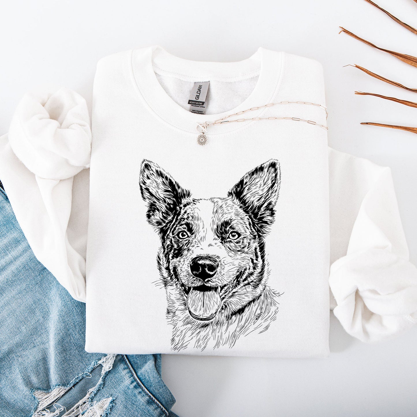 Australian Cattle, Blue Heeler , Dog Lover Apparel, Pet, Dog Breed, Cute Sweatshirt