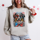 Australian Shepherd Patriotic Dog, USA, America, Pet Lover, 4th of July Sweatshirt